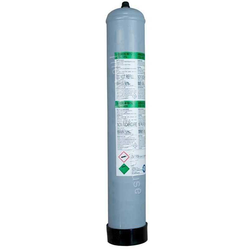 Argon/Co2 Gas Cylinder (Max Capacity)