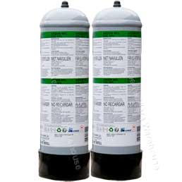 2 x Argon/Co2 Gas Cylinders (Max Capacity)