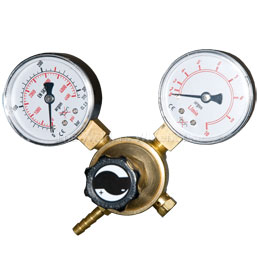 Gas Bottle Regulator with gauges