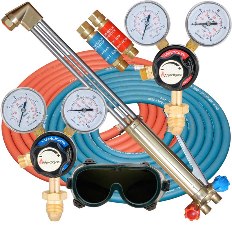 Oxy Acetylene Gas Cutting Kit