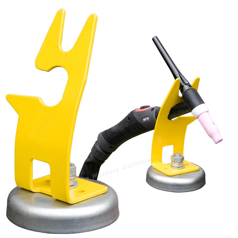 Magnetic Tig Gun Welding Torch Stand Holder Support Yellow