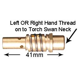 Type 15 Mig Torch Tip Adaptor