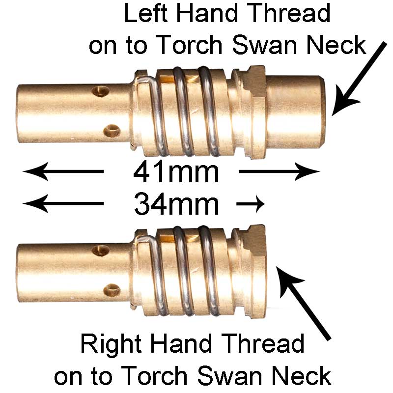 Type 15 Mig Welder Torch Tip adaptor