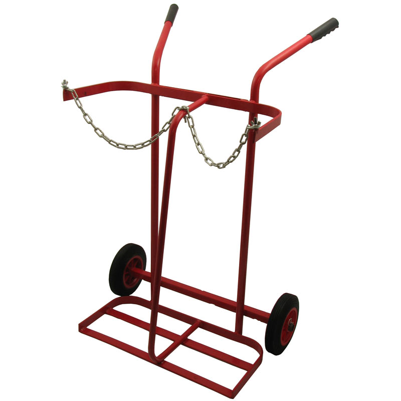 Oxy Acetylene Cylinder Trolley - Full Size