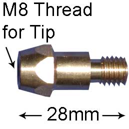 Type 36 Mig Torch Tip Adaptor