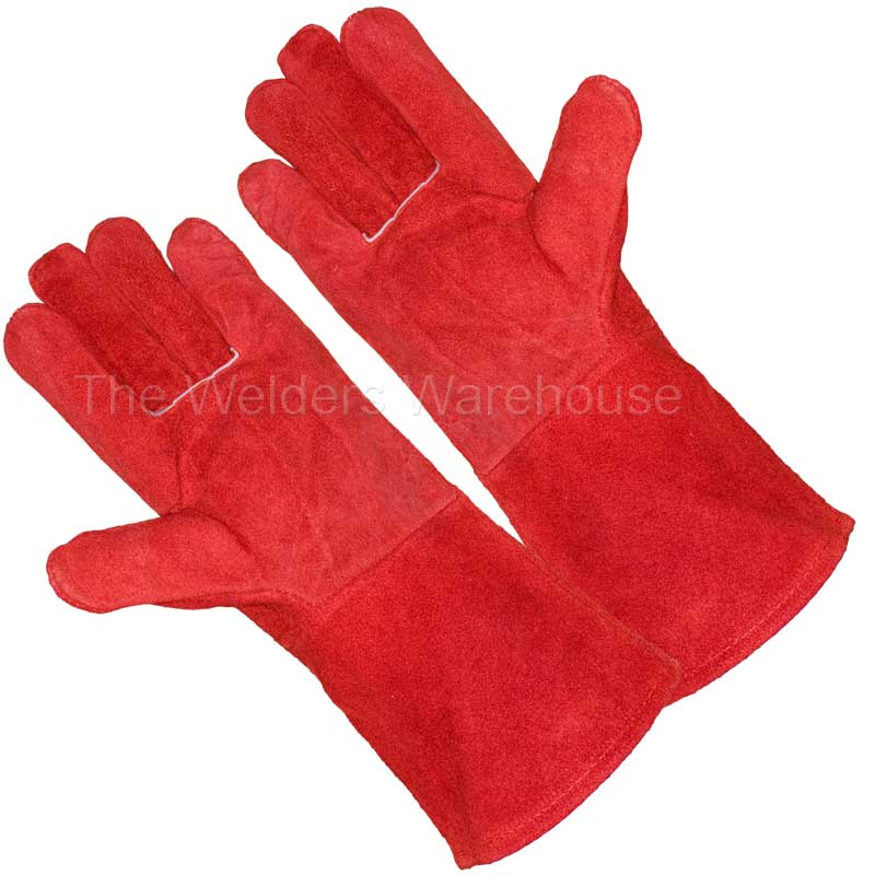 High Quality Red Welders Gauntlets